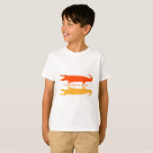 Crocodile Reflection (Orange) T-Shirt (Vorne ganz)