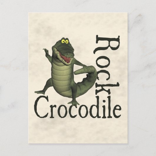 Crocodile Rock Postkarte (Vorderseite)