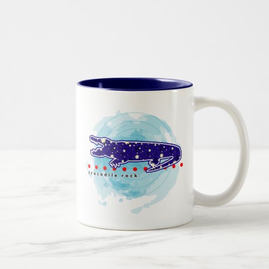 Crocodile Rock Zweifarbige Tasse (Rechts)