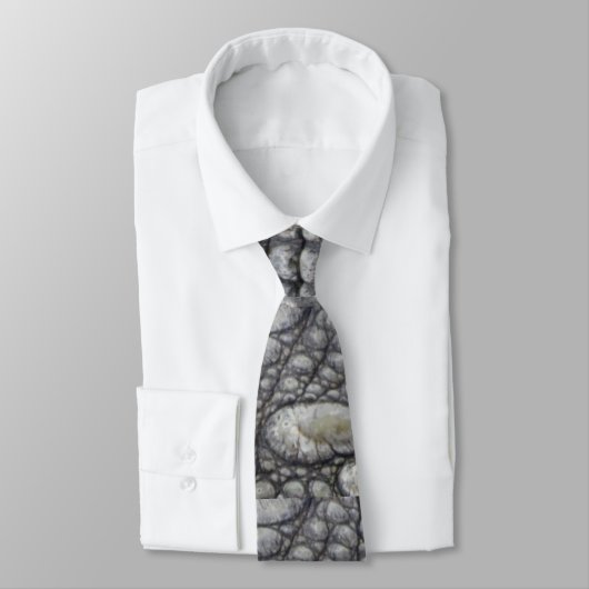 Crocodile Skin Image All-Over-Print Neck Tie Krawatte (Gebunden)