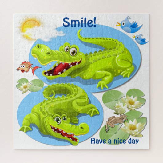 Crocodile Smile Puzzle (Vertikal)