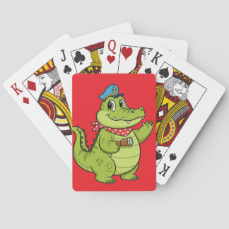 crocodile spielkarten