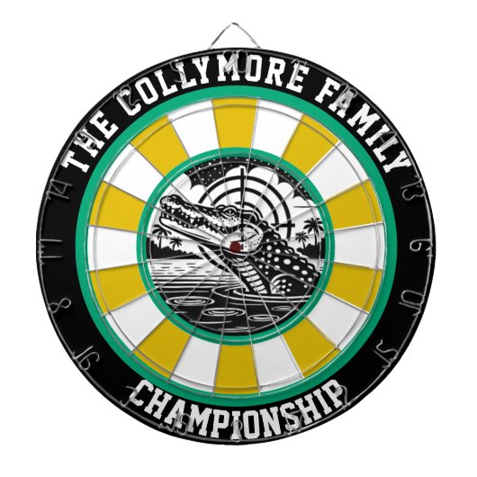 Crocodile Target Lake Arkade Dartscheibe (vorne)