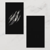 Crocodile Teeth Alligator Lover Visitenkarte (Vorne/Hinten)