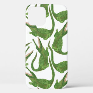 Crocodile White Watercolor Array Case-Mate iPhone Hülle