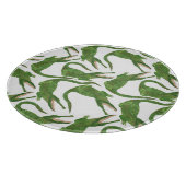 Crocodile White Watercolor Array Schneidebrett (Ecke)