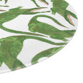 Crocodile White Watercolor Array Schneidebrett (Ecke)