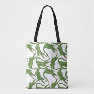 Crocodile White Watercolor Array Tasche