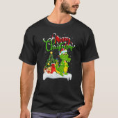 Crocodile Xmas Decorations Santa Crocodile Christ T-Shirt (Vorderseite)