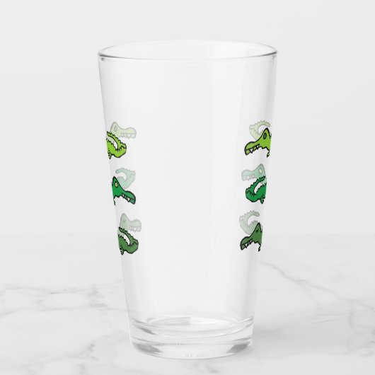 Crocodiles and Alligators Glas (Rechts)