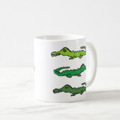 Crocodiles and Alligators Kaffeetasse (VorderseiteRechts)
