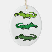 Crocodiles and Alligators Keramik Ornament (Rechts)