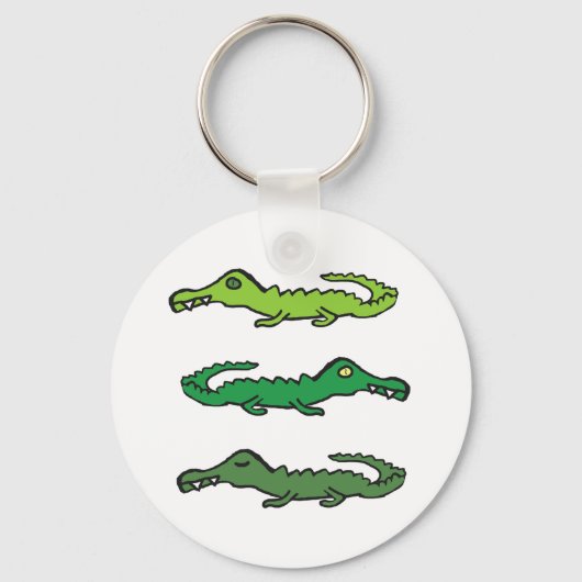 Crocodiles and Alligators Schlüsselanhänger (Vorderseite)
