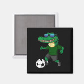 Crocodiles Football _1 Magnet (Vorderseite/Rückseite)