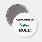 CROCODILES Regel! Magnet (Vorderseite/Rückseite)