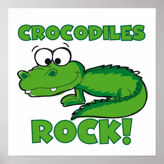 Crocodiles Rock Poster (Vorne)