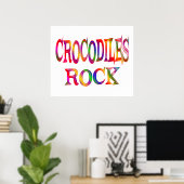 Crocodiles Rock Poster (Heimbüro)