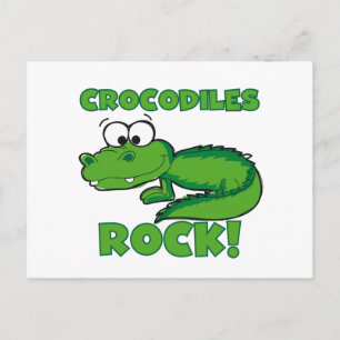 Crocodiles Rock Postkarte
