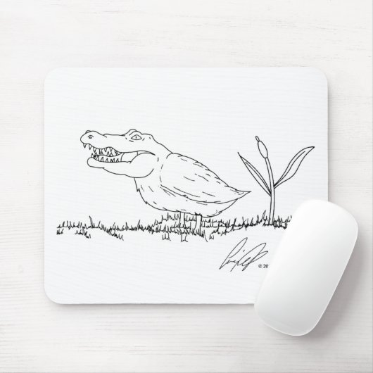 Crocoduck mousepad (Mit Mouse)