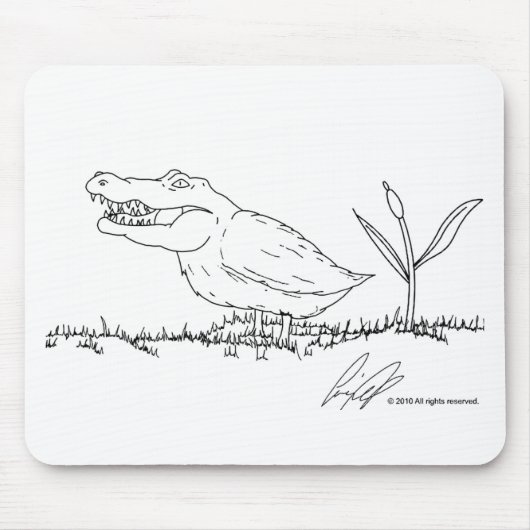 Crocoduck mousepad (Vorne)