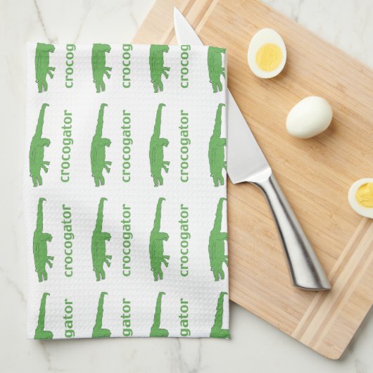 Crocogator-Handtuch Handtuch (Viertel Falte)