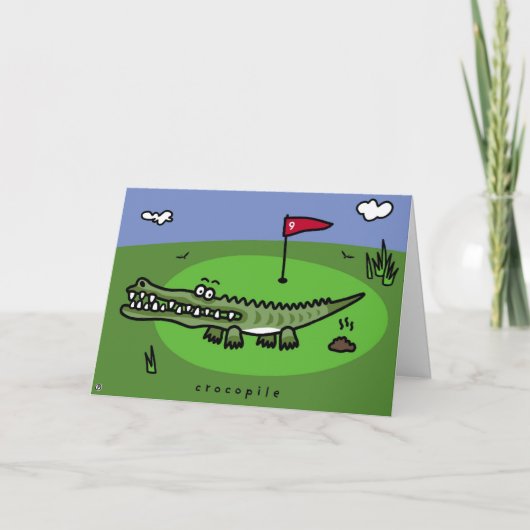 crocopile karte (Vorderseite)