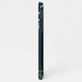 Crocosomia Lucifer Montbretia Floral iPhone Hülle (Linke Seite)