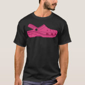 Crocs Clog Neon Magenta Hot Pink Shoe Classic T-Sh T-Shirt (Vorderseite)