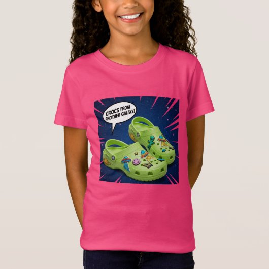 Crocs from Another Galaxy, by Natasha Us   T-Shirt (Vorderseite)