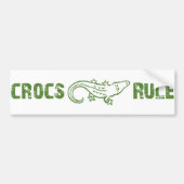 Crocs Regel Autoaufkleber (Vorne)