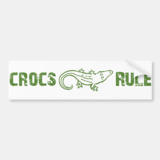 Crocs Regel Autoaufkleber