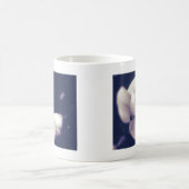 Crocus Blume Blossom in Schwarz-Weiß Kaffeetasse (Mittel)
