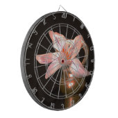 Crocus Blume Dartscheibe (Vorderseite Links)