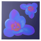 Crocus Blume Heiß und kalt Fliese (Vorderseite)