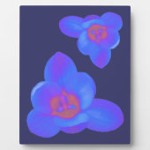 Crocus Blume Hot und Cold Plaque Fotoplatte (Vorderseite)