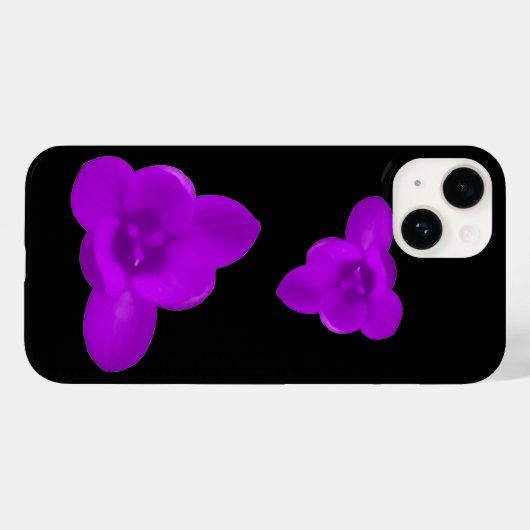 Crocus Blume Lila Case-Mate iPhone Hülle (Rückseite (Horizontal))