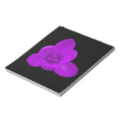 Crocus Blume Lila Notepad Notizblock (Rotiert)