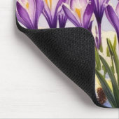 Crocus Blume Mousepad (Ecke)