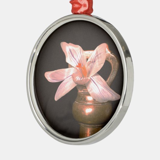 Crocus Blume Ornament Aus Metall (Links)