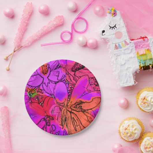 CROCUS-BLUME PAPPTELLER (Party)