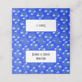 Crocus Blume Platzkarte Zelt (Außenseite Aufgefaltet)