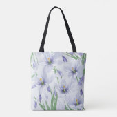 Crocus Blume Tasche (Rückseite)