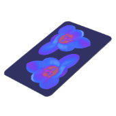 Crocus Blume Warmes und kaltes Premium Magnet (Linke Seite)