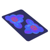 Crocus Blume Warmes und kaltes Premium Magnet (Rechte Seite)