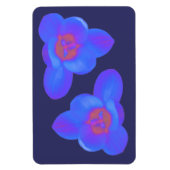 Crocus Blume Warmes und kaltes Premium Magnet (Vertikal)