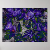 Crocus Cloud Pattern Poster (Vorne)