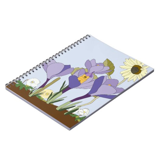 Crocus Fairy House Notebook Notizblock (Linke Seite)