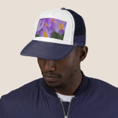 Crocus feine sanfte Blüten Truckerkappe (Beispiel)