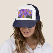 Crocus feine sanfte Blüten Truckerkappe (Beispiel)