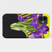 Crocus floral/geometrisch Case-Mate iPhone hülle (Rückseite (Horizontal))